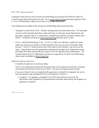 Form 301-EF Application for Withholding - ACH Credit Authorization - North Dakota, Page 2