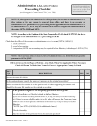 Administration C.t.a. (After Probate) Proceeding Checklist - New York