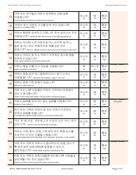 Form DHCS7098 I Staying Healthy Assessment - Senior - California (Korean), Page 2
