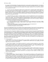 Instructions for Form RP-524 Complaints on Real Property Assessments - New York, Page 3