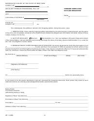 Form AP-1 Petition for Ancillary Probate - Scpa Article 16 - New York, Page 4