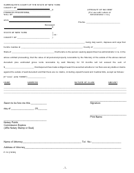 Form CTA-1 Petition for Letters of Administration C.t.a After Probate Scpa 1418 and 1419 - New York, Page 7