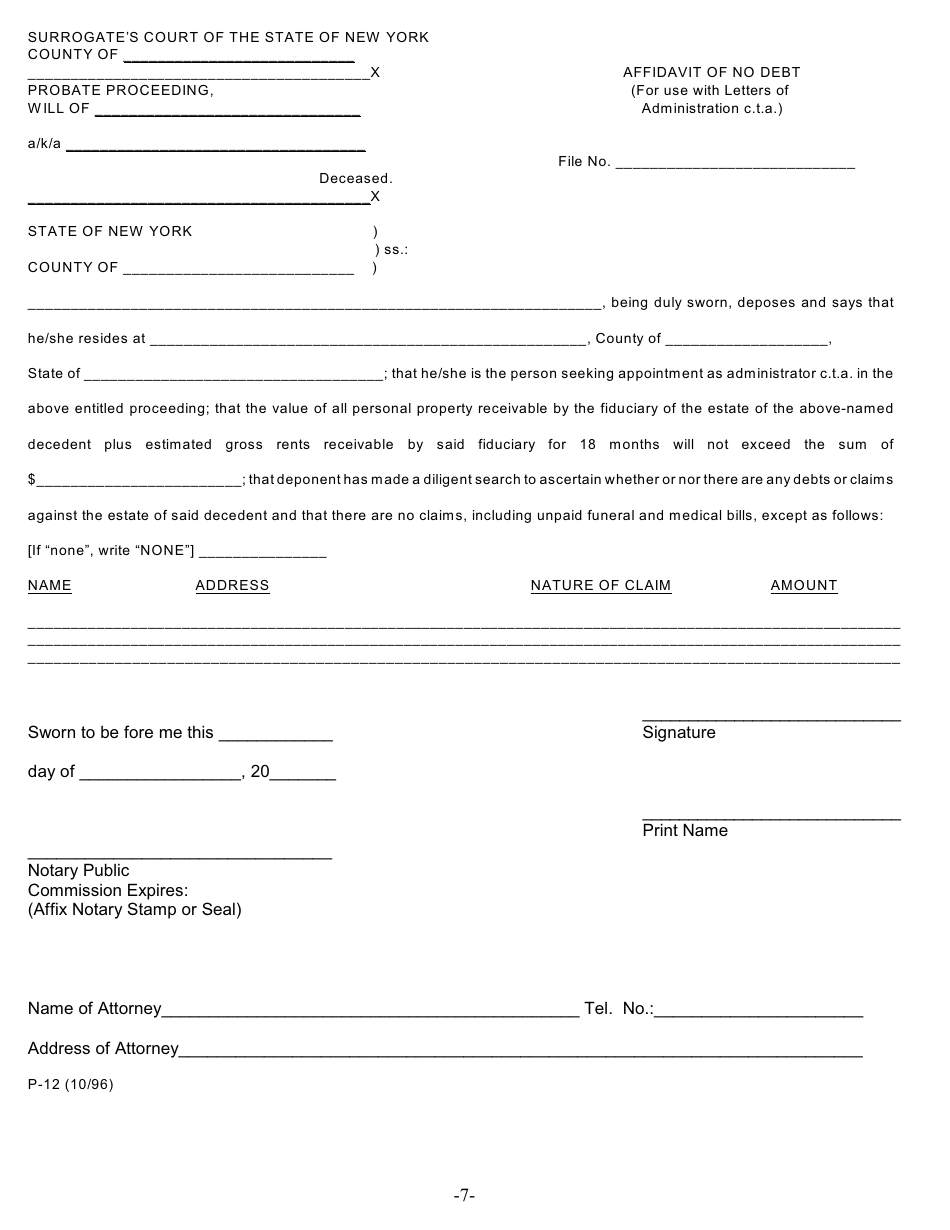 Form CTA-1 - Fill Out, Sign Online and Download Fillable PDF, New York ...