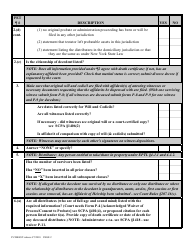 Form P-CHKLST Probate Proceeding Checklist - New York, Page 2