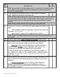Form ANCP-CHK Ancillary Probate Proceeding Checklist - New York, Page 2