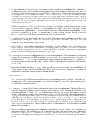 Form 3999 Trading Partner Agreement - Michigan, Page 2