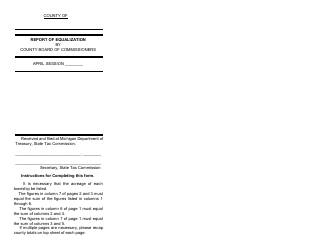 Form 608 (L-4024) Report of Equalization - Michigan, Page 4