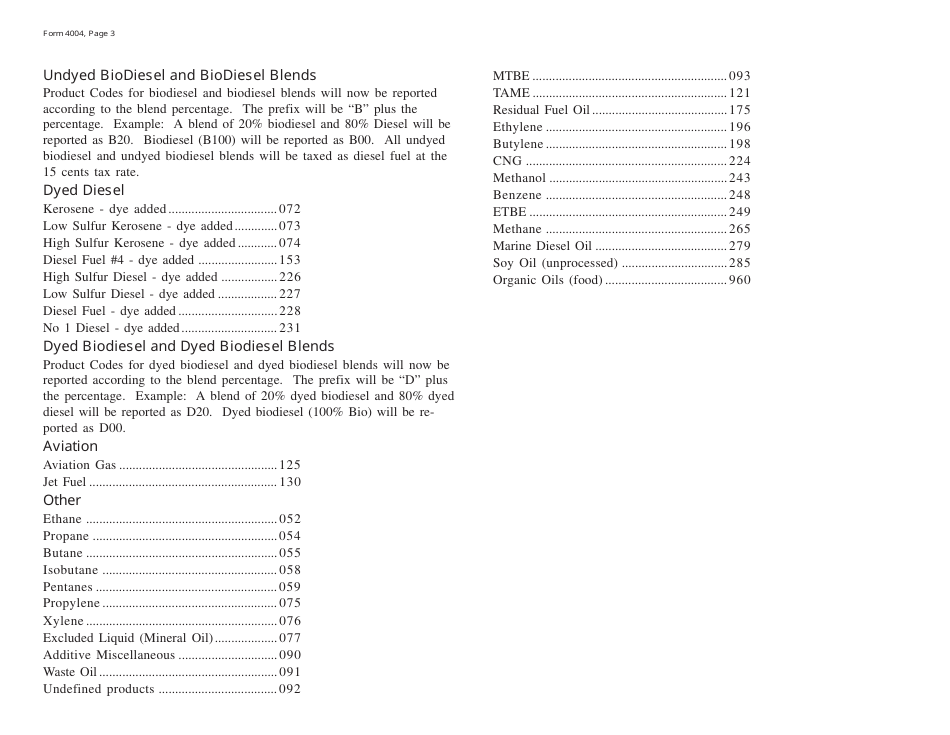 Form 4004 (500-EXP) Exporter Quarterly Report - Michigan, Page 3