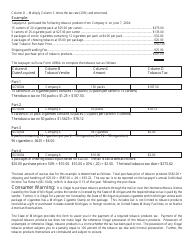 Form 4096A Michigan Tobacco Products Tax Return - Michigan, Page 3