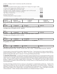 Form 4096B Michigan Tobacco Products Tax Return - Michigan, Page 3