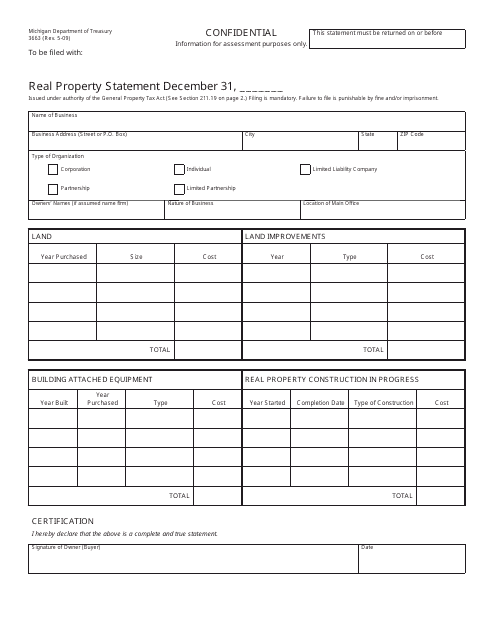 Form 3663  Printable Pdf