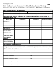 Form 2691 (L-4037) &quot;State Tax Commission Assessment Roll Certification&quot; - Michigan, Page 2