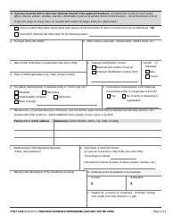 TTB Form 5230.4 &quot;Application for Permit to Import Tobacco Products or Processed Tobacco&quot;, Page 2