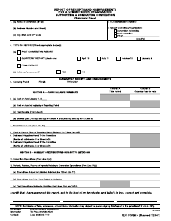 FEC Form 4 Report of Receipts and Disbursements for a Committee or Organization Supporting a Nominating Convention