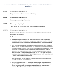 Instructions for TTB Form 5300.28 &quot;Application for Registration for Tax-Free Transactions Under 26 U.s.c. 4221&quot;, Page 2