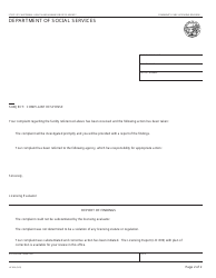 Form LIC856 Complaint Response - California, Page 2