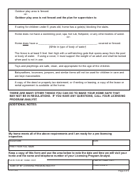 Form LIC9217 Pre-licensing Readiness Guide - Family Child Care Home - California, Page 2