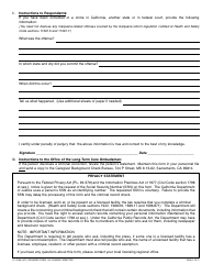 Form LIC508B Criminal Record Statement - California, Page 2