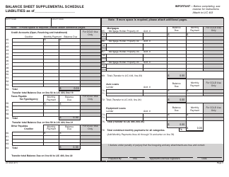 Form LIC403A Balance Sheet Supplemental Schedule - California, Page 3