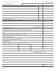 Document preview: Form LIC420 Budget Information - California