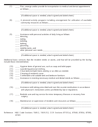 Form LIC604A Admission Agreements for Residential Care Facilities for the Elderly - California, Page 4