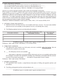 Form LIC604A Admission Agreements for Residential Care Facilities for the Elderly - California, Page 5