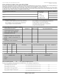 Form LIC9096 Evaluation of Director Qualifications - California, Page 3