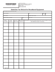 Form DR0137C Sales/Use Tax Refund for Broadband Equipment - Colorado, Page 2