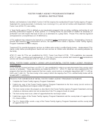 Form LIC9128 Foster Family Agency Program Statement - California, Page 2