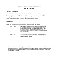 Form LIC9165 Board of Director Statement - California, Page 2