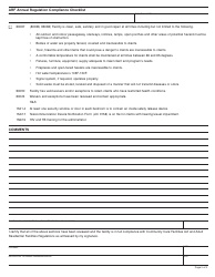 Form LIC9201 Annual Regulation Compliance Checklist - California, Page 2