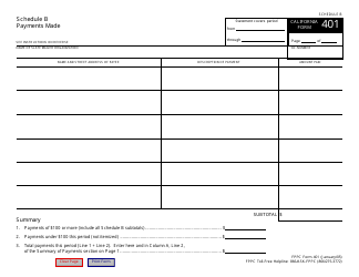 FPPC Form 401 Slate Mailer Organization Campaign Statement - California, Page 8