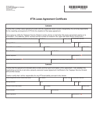 Document preview: Form DR7511 Ifta Lease Agreement Certificate - Colorado