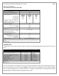 Form OSPS.99.19 Pay Card Authorization Form - Oregon, Page 2