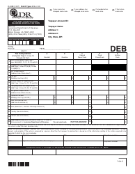 Document preview: Form R-5398 Distributor/Exporter/Blender Monthly Return - Louisiana