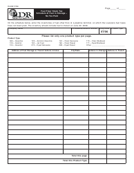 Document preview: Form R-5432 Fuel Floor Stock Tax Schedule of Fuel in Storage - No Tax Paid - Louisiana