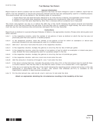 Document preview: Instructions for Form R-5411 Fuel Backup Tax Return - Louisiana