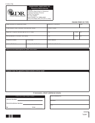 Document preview: Form R-5305 Registration Application for Gasoline Blend Stocks - Louisiana