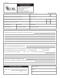 Form R-5337 Registration Application for Diesel Fuels Refund - Louisiana