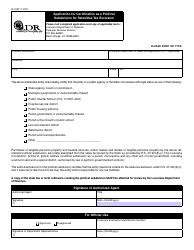 Document preview: Form R-1057 Application for Certification as a Political Subdivision for Sales/Use Tax Exclusion - Louisiana