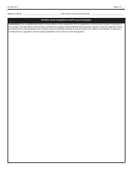 Form R-1349 Pollution Control Equipment Sales/Use Tax Exemption/Refund Application - Louisiana, Page 2