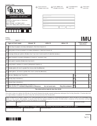 Document preview: Form R-5375 Interstate Motor Fuels User Quarterly Tax Return - Louisiana