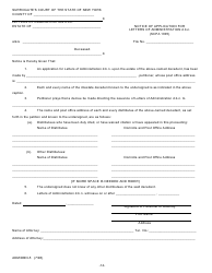 Form ADM/DBN-1 Petition for Letters of Administration D.b.n. Scpa 1007 - New York, Page 14