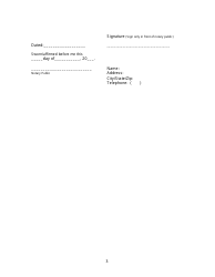 Affidavit for Proceeding in Forma Pauperis - Minnesota, Page 3