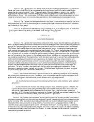 Form 236 Engineering Service Contract - Electric System Design and Construction, Page 5
