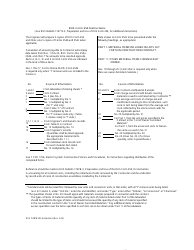 Form 254 Construction Inventory (For Labor and Material Contract), Page 2