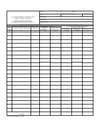 Form 254 Construction Inventory (For Labor and Material Contract), Page 4