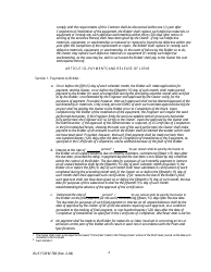RUS Form 786 Electric System Communications and Control Equipment Contract (Including Installation), Page 8