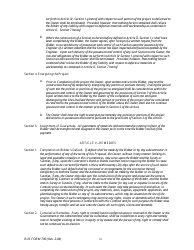 RUS Form 790 Electric System Construction Contract - Non-site Specific Construction, Page 14