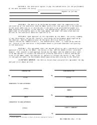 RUS Form 282 Subcontract (Under Construction or Equipment Contracts), Page 2